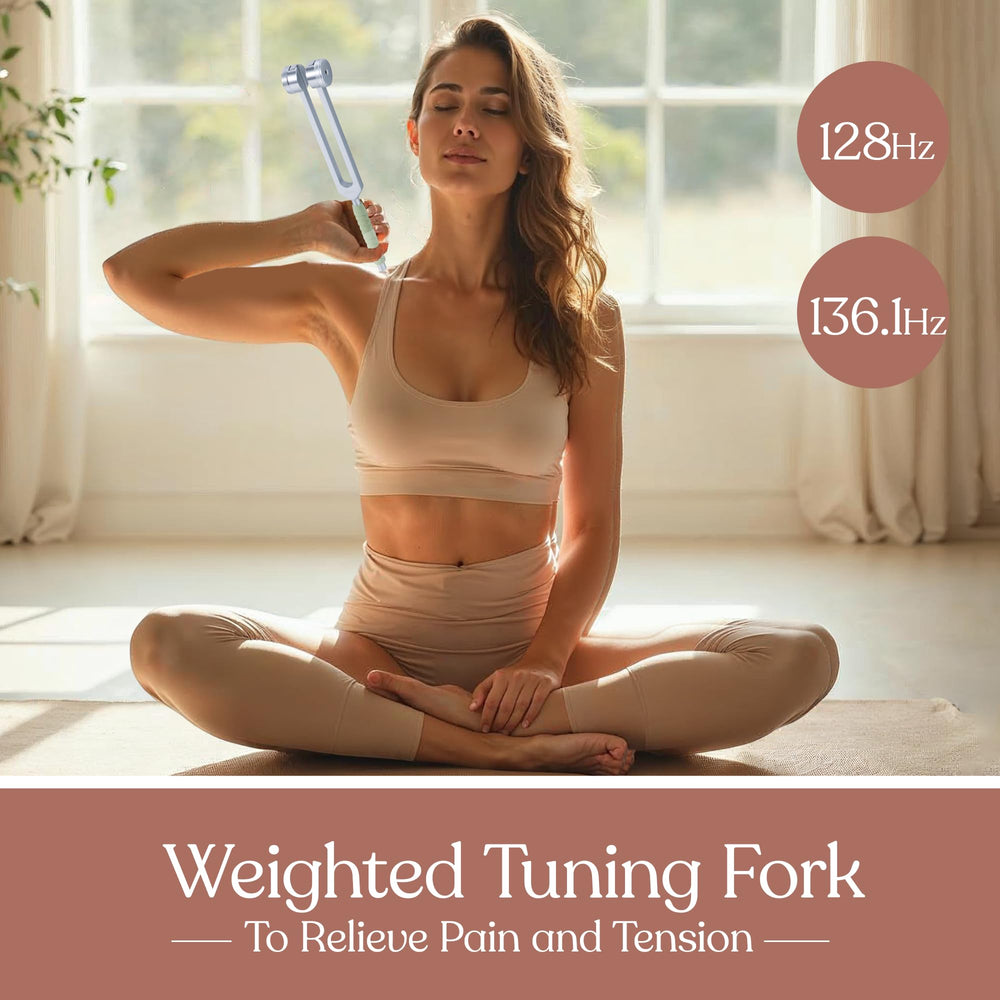 LEGUANG 528Hz tuning fork for vibration and harmony in sound therapy.