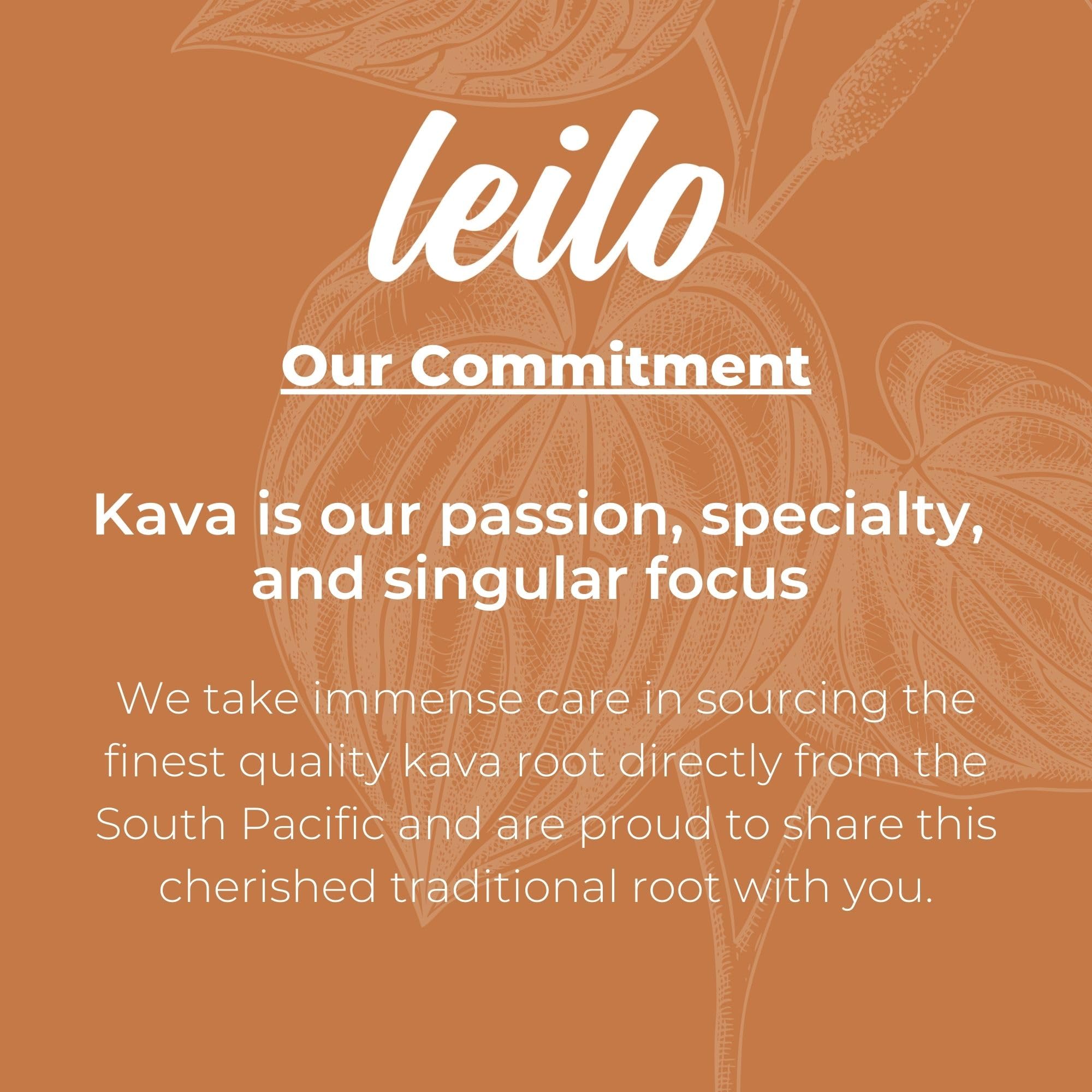 LEILO ingredients featuring kava and l-theanine for calm relaxation in beverages