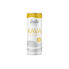 LEILO kava pina colada cans show sugar-free tropical flavor for a relaxed moment