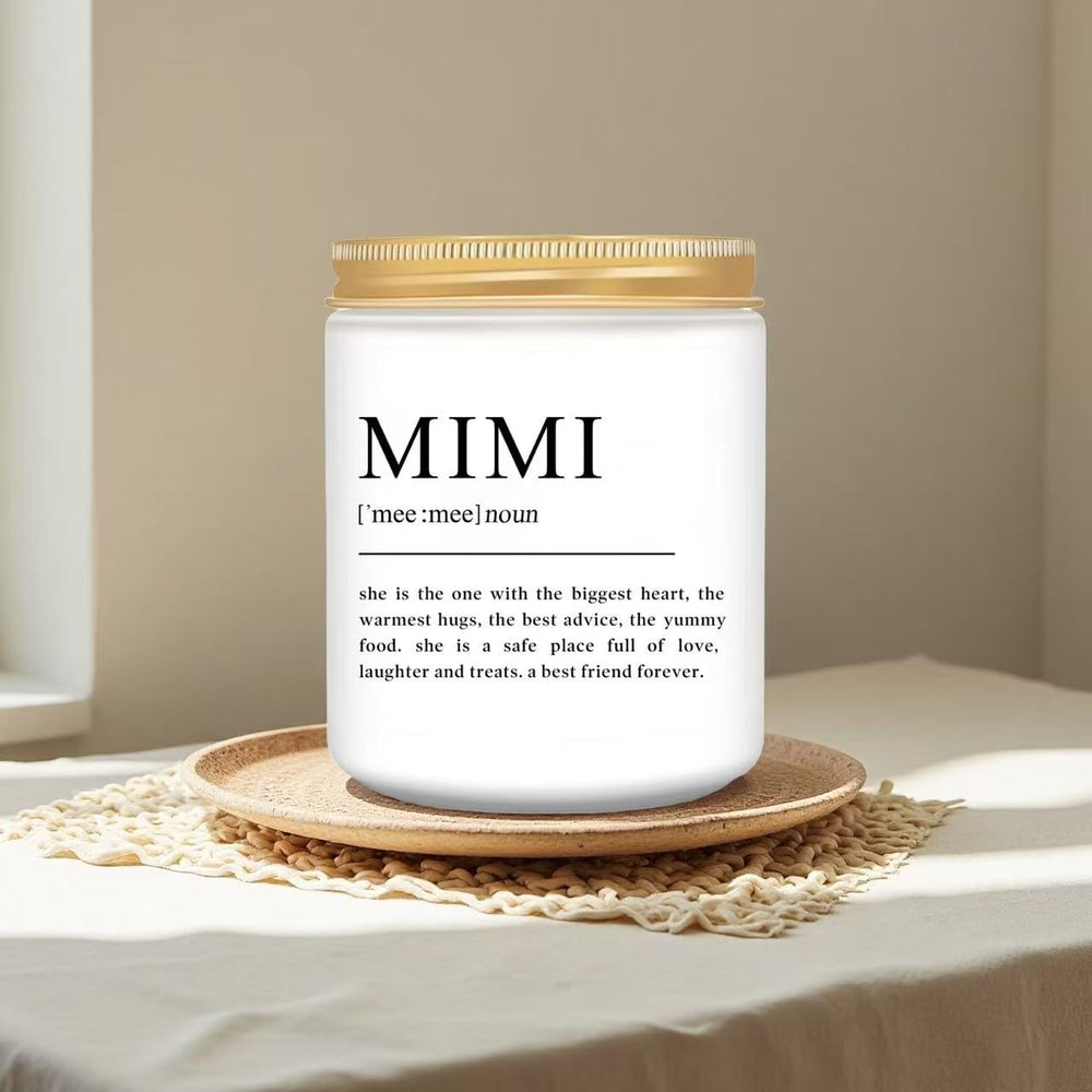 LEIOH Mimi lavender candle in bedroom decor for calm evenings.