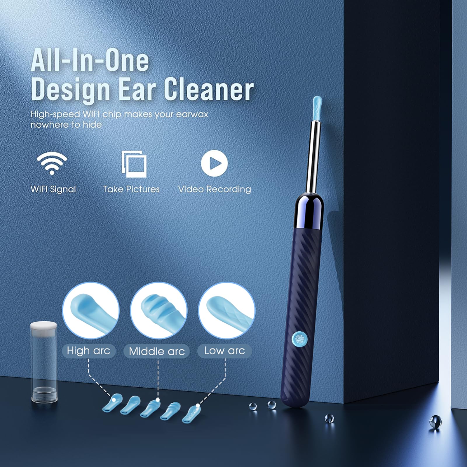 LEIPUT ear-scoop-silicone-cover protects delicate ear tissue during cleaning.