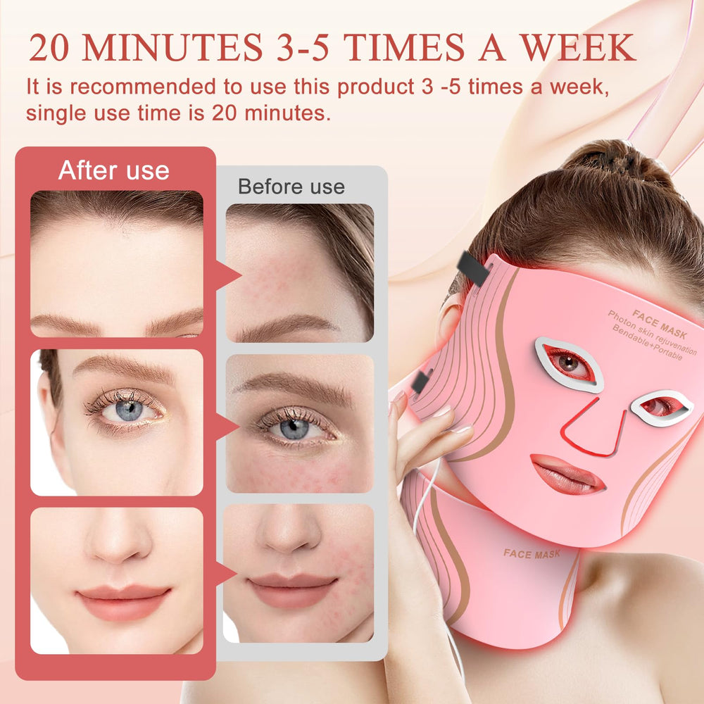 LEKKSA rechargeable lightweight mask enables hands-free use anywhere.
