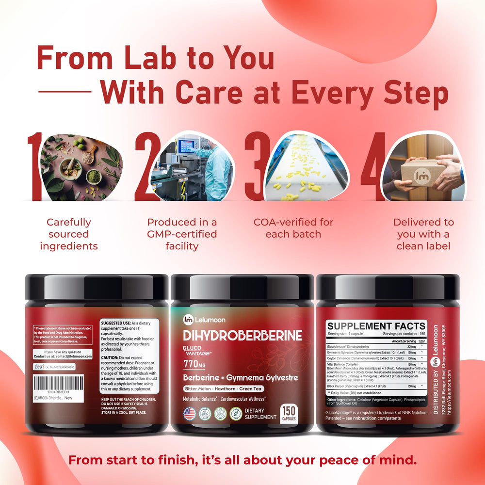 LELUMOON Vegan, Non-GMO, Gluten-free packaging supports inclusive use.
