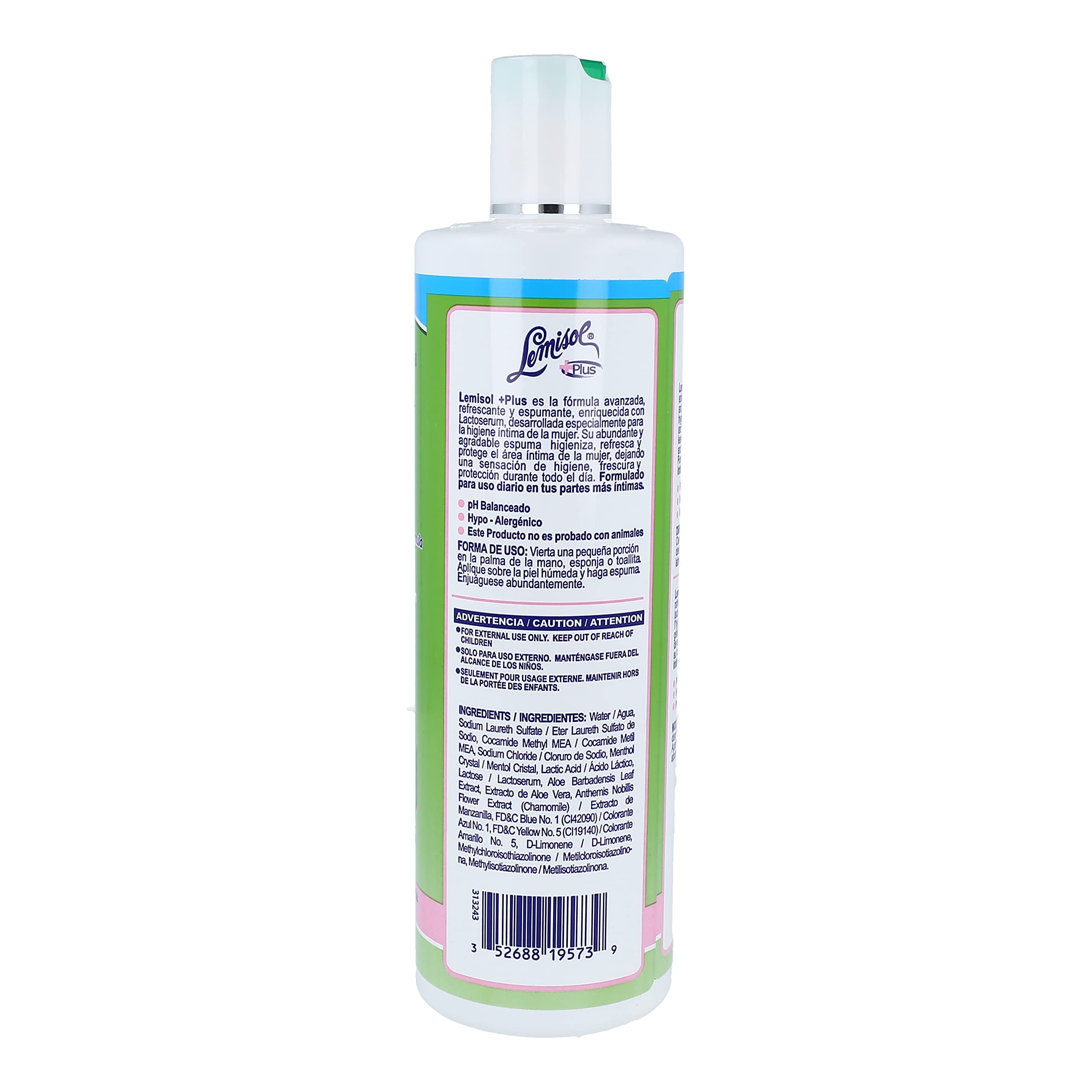 Lemisol Feminine Wash pack of 2 showing convenient daily freshness for sensitive skin.