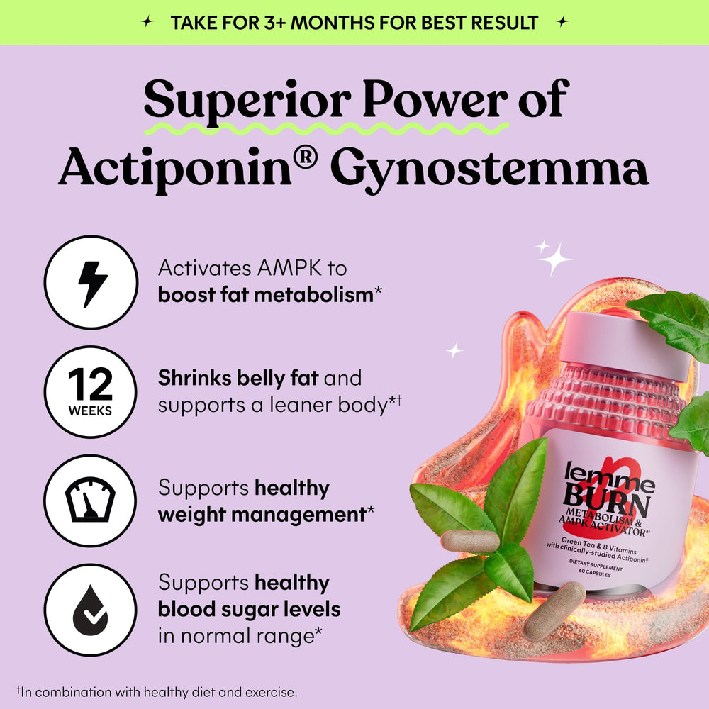 Lemme Burn green tea extract capsule emphasizing polyphenol-rich metabolism support.