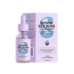 Lemme Irish Sea Moss Drops bottle for convenient daily wellness support.
