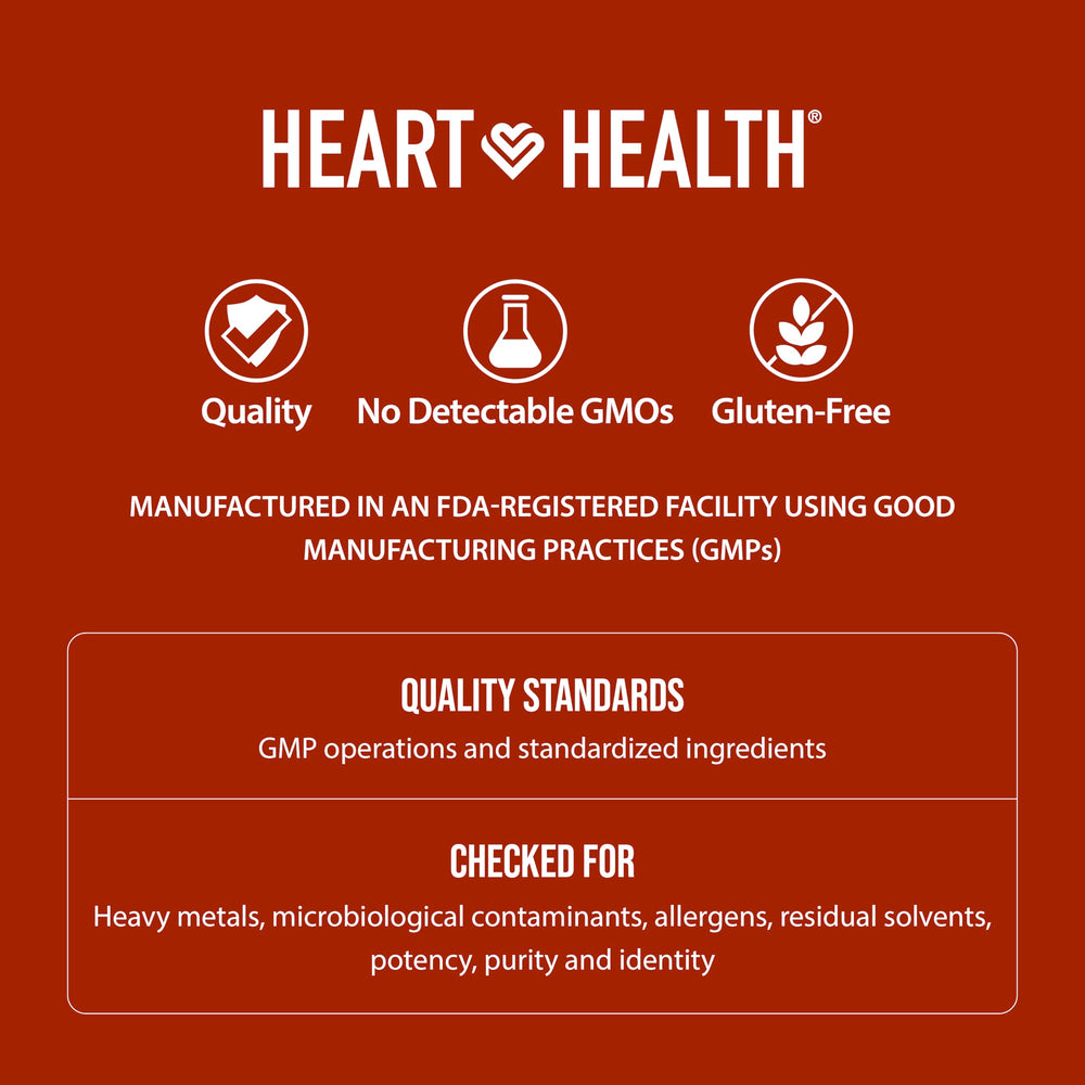Lemon flavor notes on Heart Health capsules for pleasant daily use.