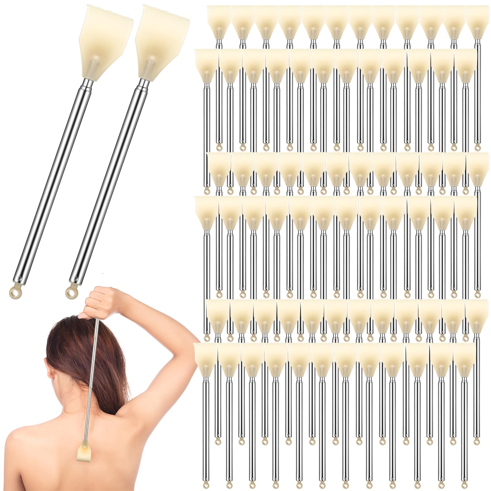 LemonRoad extendable back scratcher with 7-14.6 inch reach for quick itch relief.