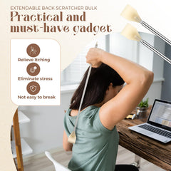 LemonRoad resin scratch head reaches hard-to-reach areas smoothly.