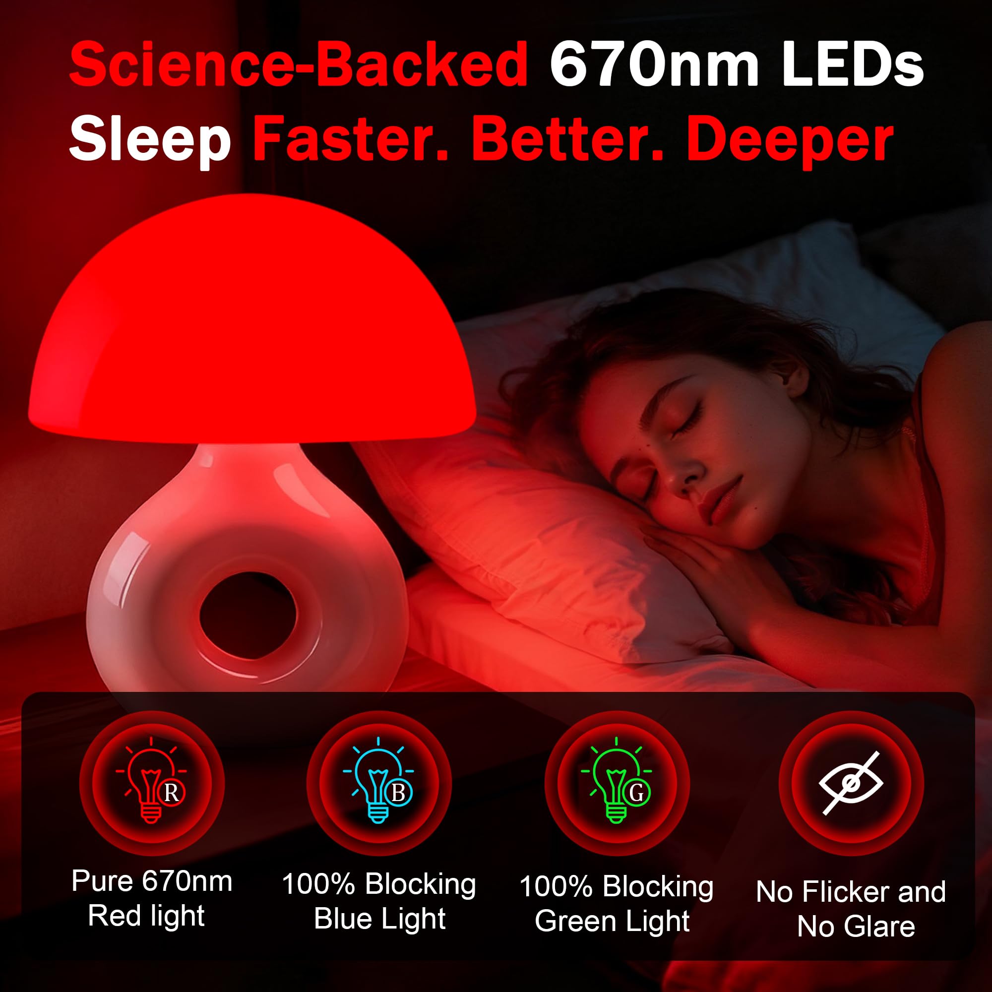 LemSen Warm White mode at 2700K for cozy evenings.