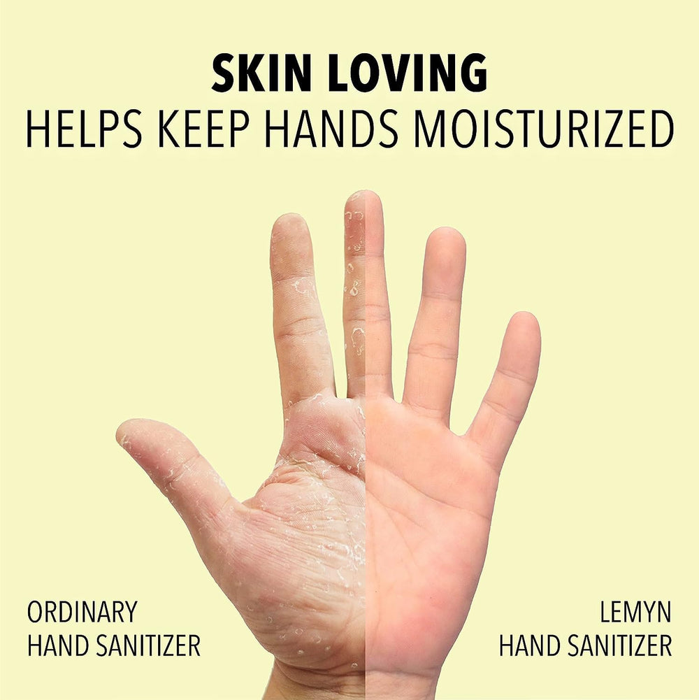 Lemyn Organics hand sanitizer gel citrus scent refreshing aroma