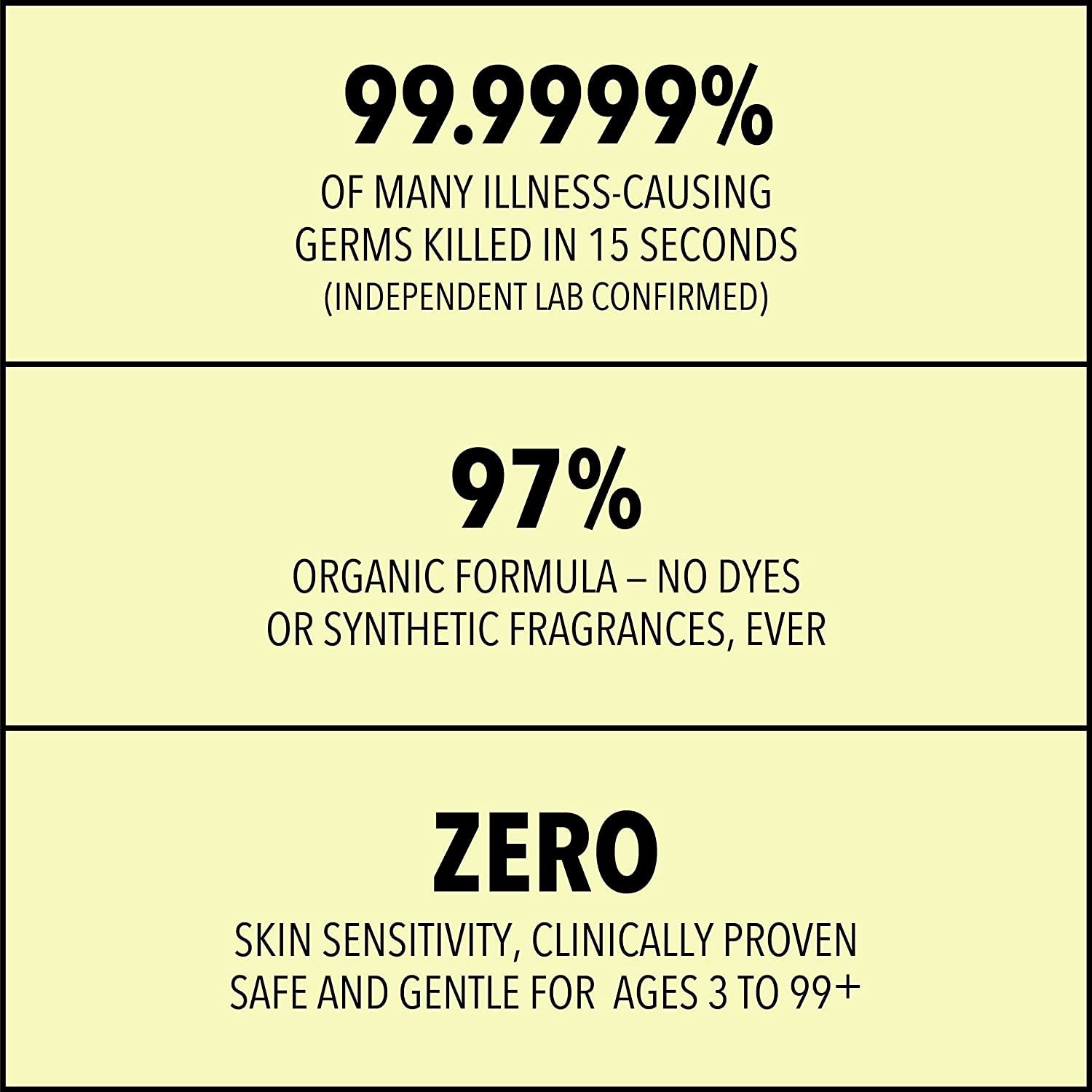 Lemyn Organics ingredients panel shows organic composition
