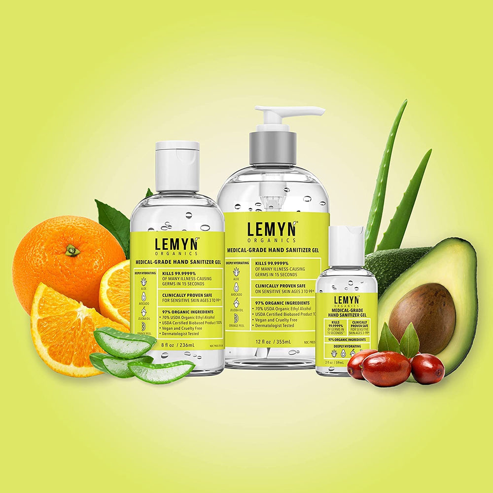 Lemyn Organics lab testing seal indicates independent verification