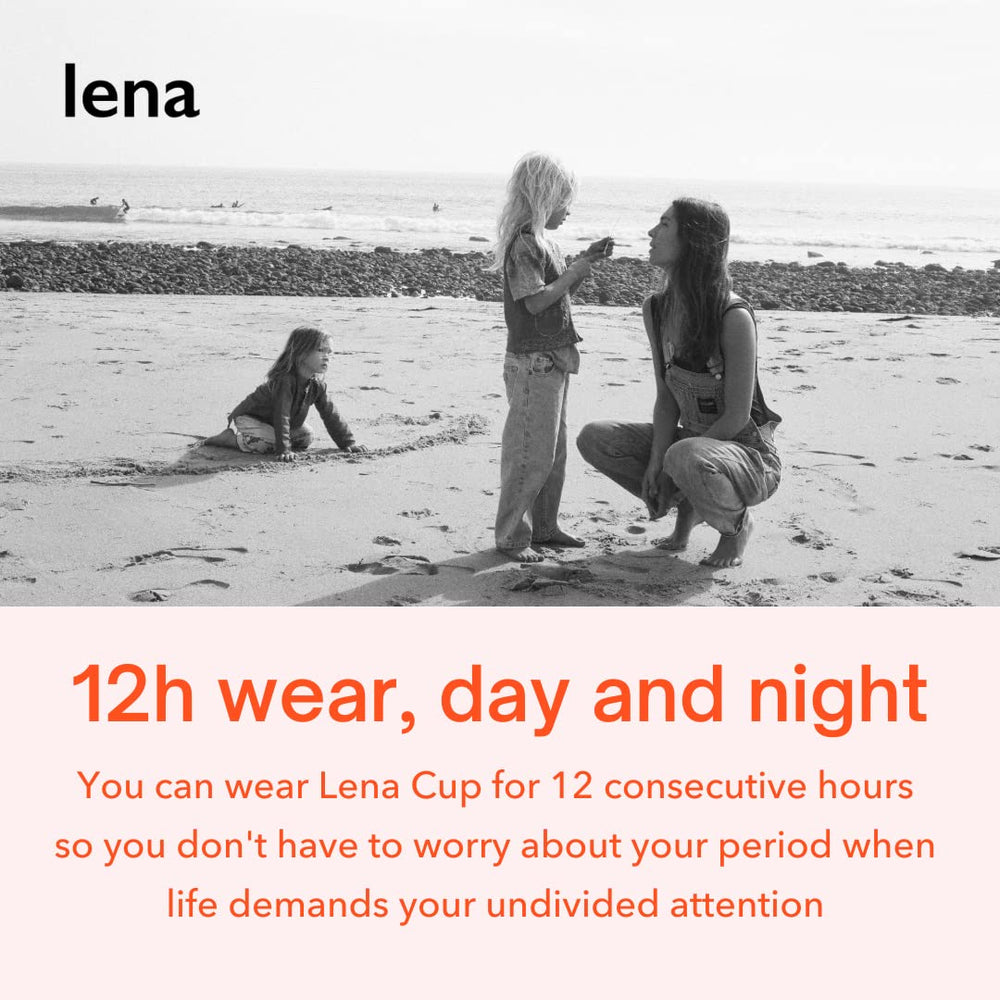 LENA Easy-clean reusable cycle image suggesting long-term eco-friendly choice.