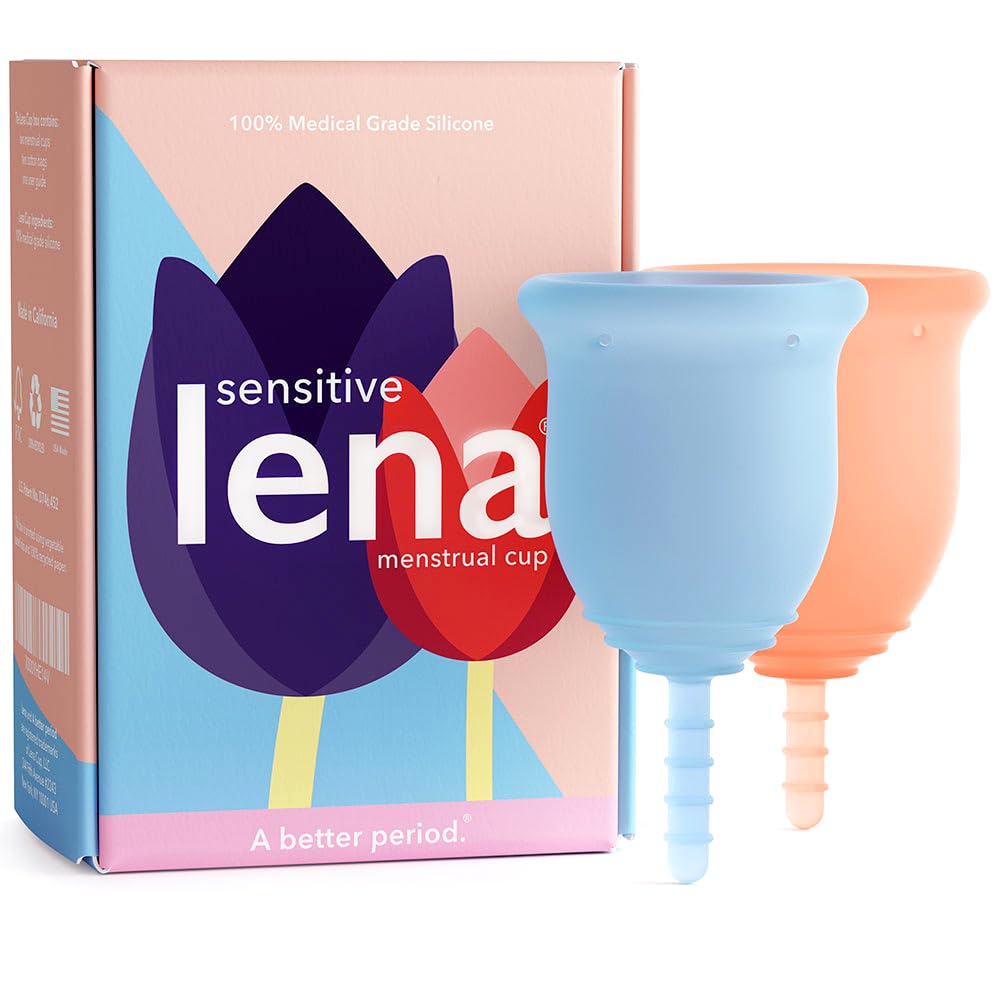 LENA Sensitive two-pack front view showing compact, reusable design for beginners.