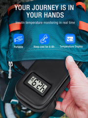 LengKe insulin cooler travel case TSA-approved for easy airport screening.