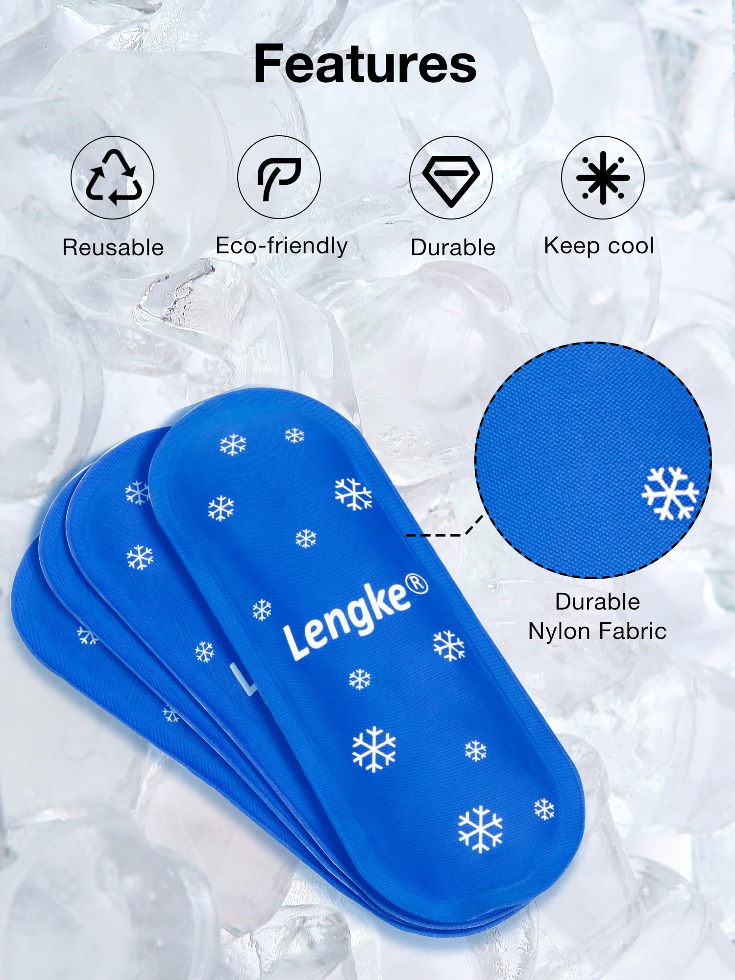 LengKe durable nylon outer shell provides reliable cooling.