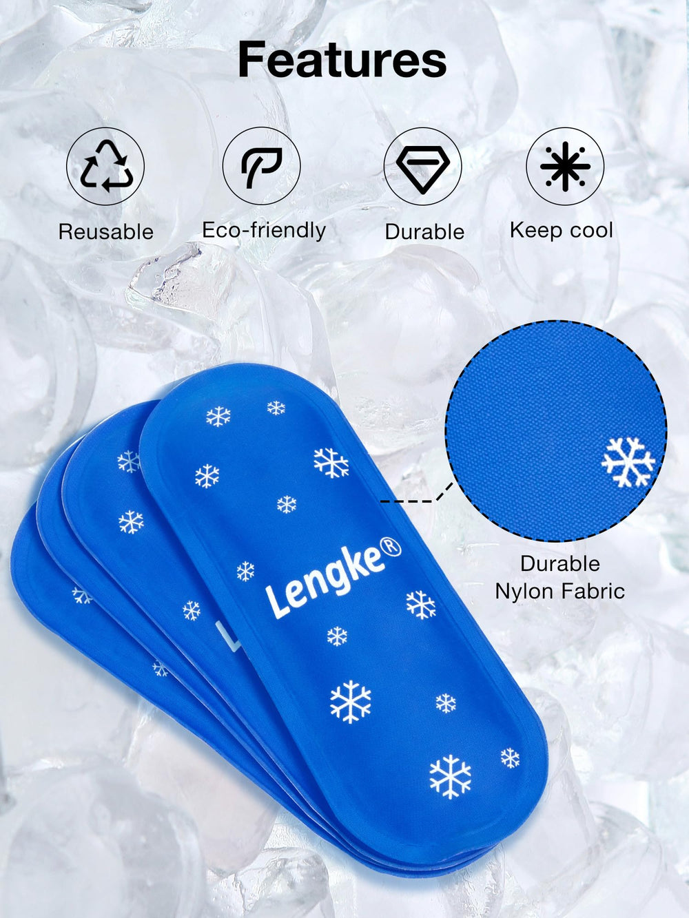 LengKe durable nylon outer shell provides reliable cooling.