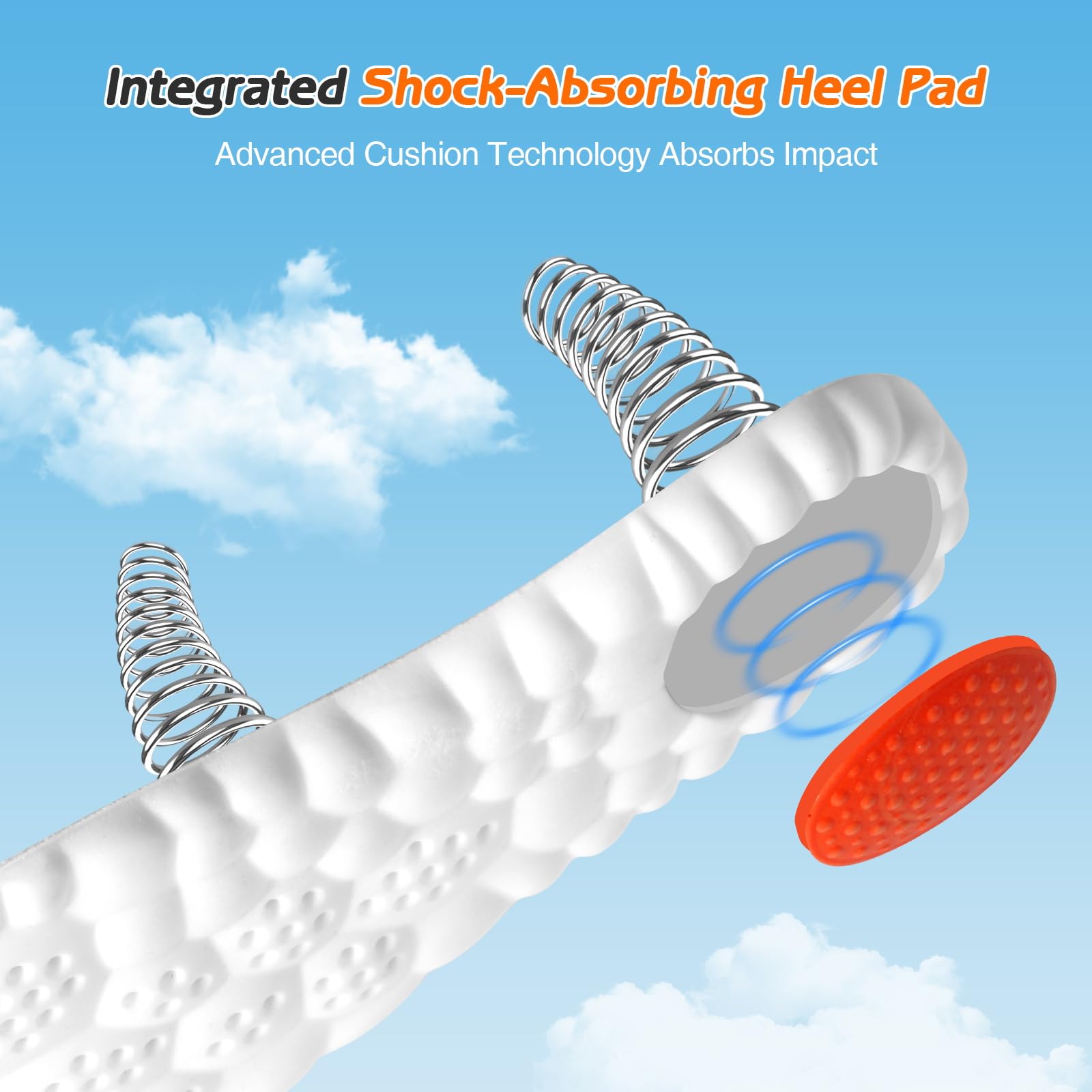 Lennoos heel-pad absorbs impact to ease heel pressure during walks