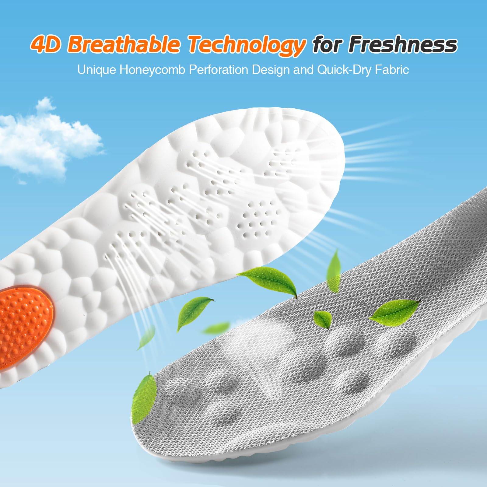 Lennoos ergonomic arch support promoting balanced weight distribution and stability.