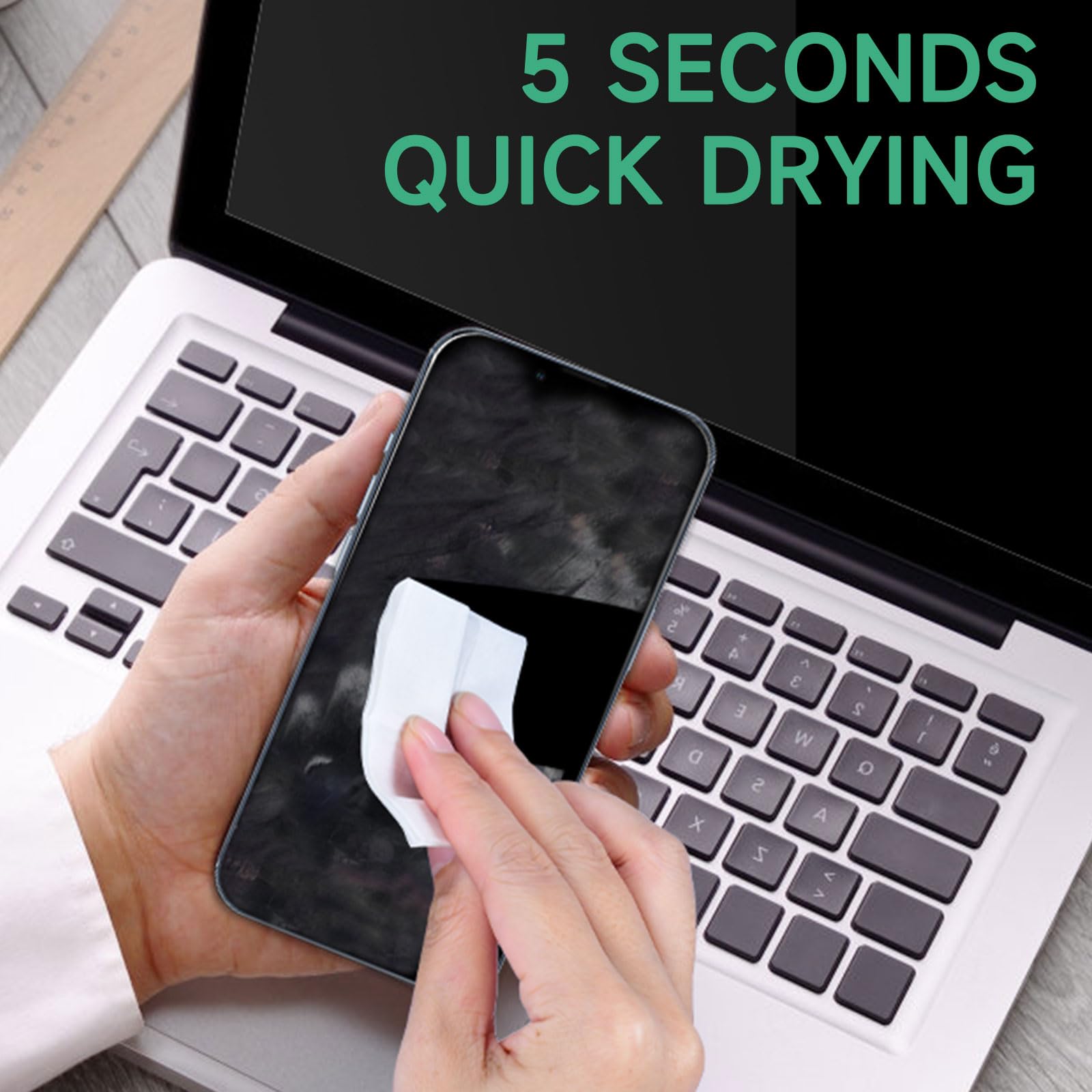 Multi-surface Lensmate wipes for screens and optics without residue