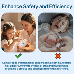 LEOVITA automatic nail file with two speeds for quick shaping