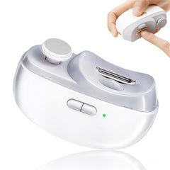 LEOVITA electric nail clippers with LED light for precise at-home grooming
