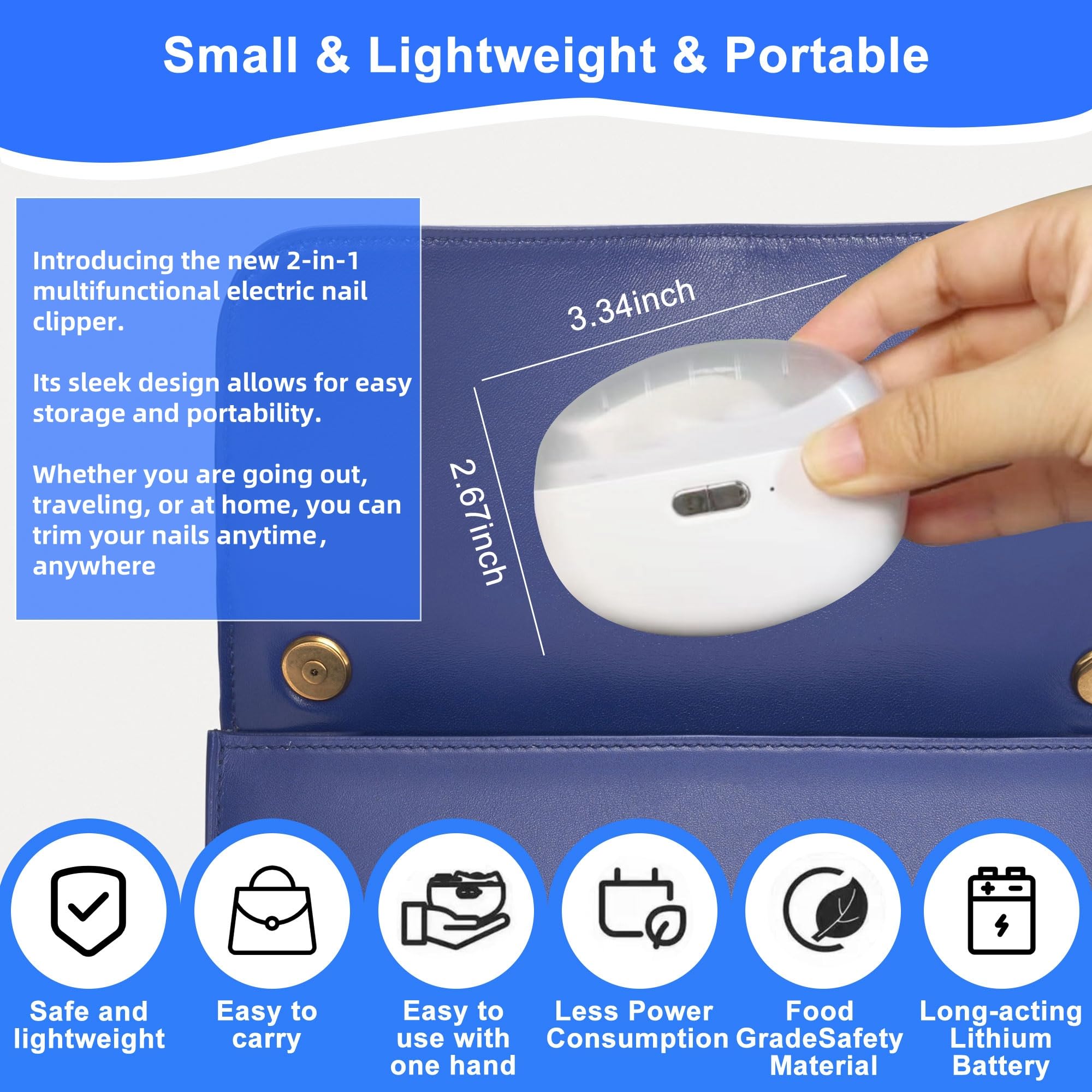 LEOVITA travel-friendly nail care kit for on-the-go touch-ups