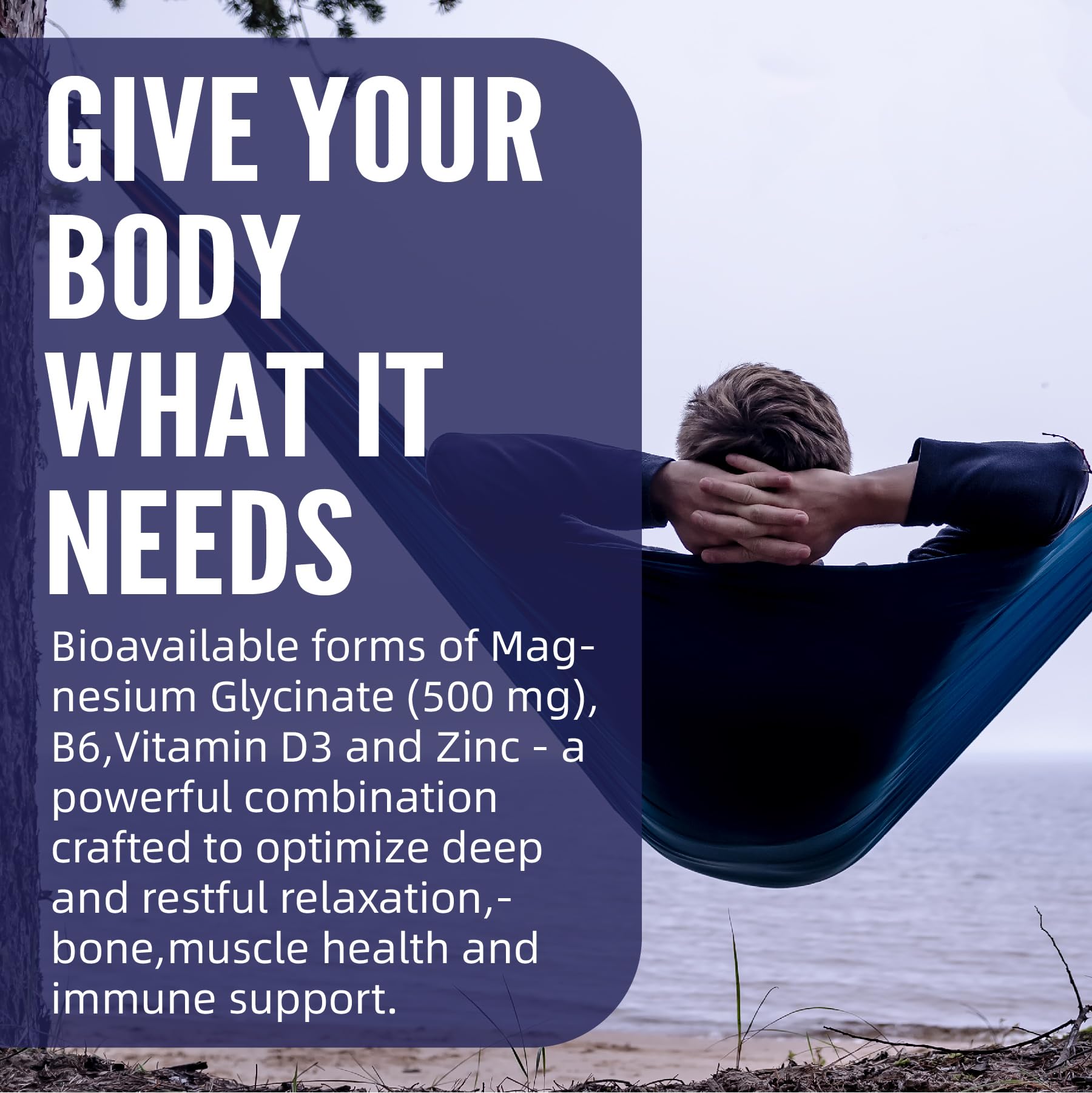 Lerinettia time-release formula – steady magnesium through the night for calm evenings.