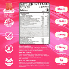 Lerinettia multivitamin gummies package highlights 26 ingredients and daily use.