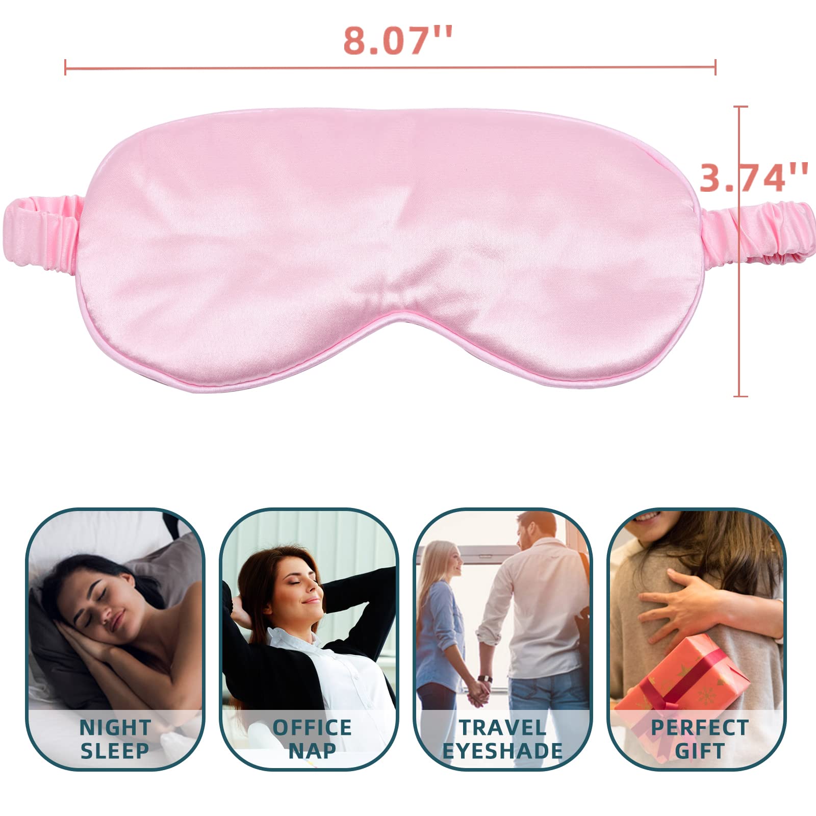 LERSVICVIL travel ready sleep mask set ideal for home, hotel, and flights