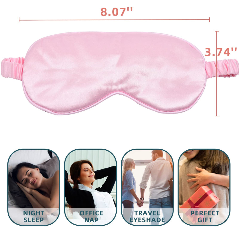 LERSVICVIL travel ready sleep mask set ideal for home, hotel, and flights