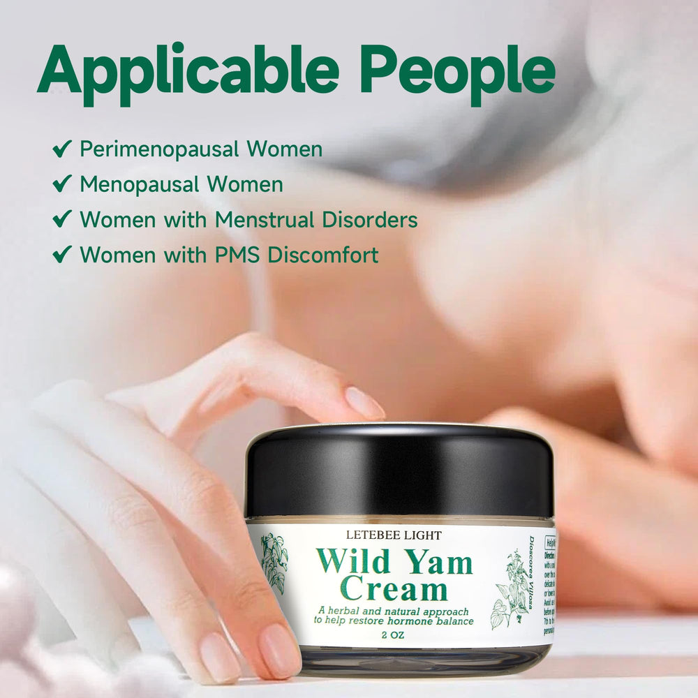 Letebee Light Wild Yam Cream non-greasy formula absorbs quickly into skin