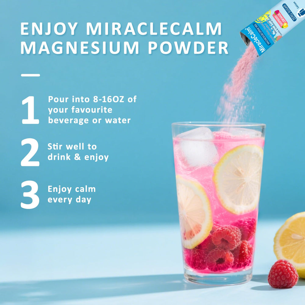 LETSCOL MiracleCalm sugar-free label signaling a clean, guilt-free wellness option