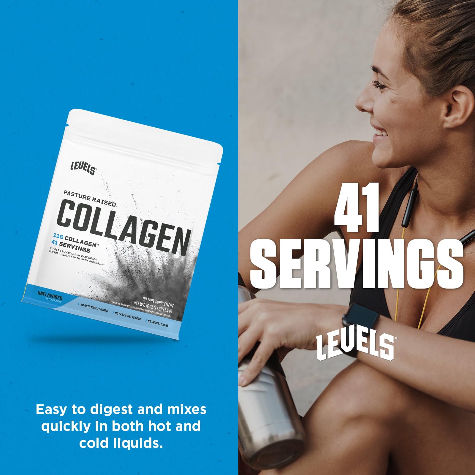 Levels Collagen Peptides baking idea adds protein to baked goods