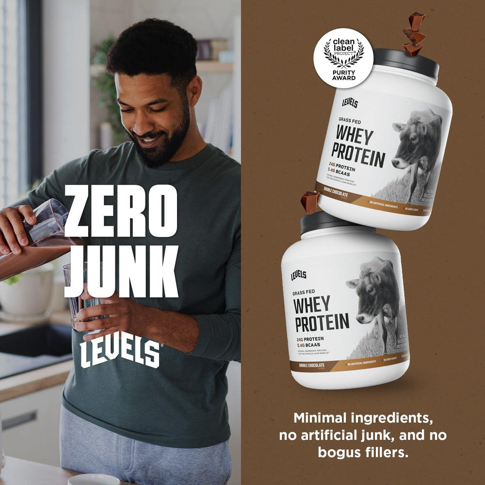 Levels Grass-Fed dairy illustration underscores clean sourcing