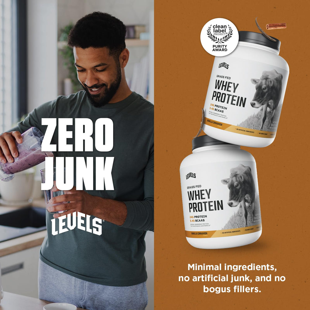 Levels Grass-Fed dairy origin emphasizing hormone-free dairy origin