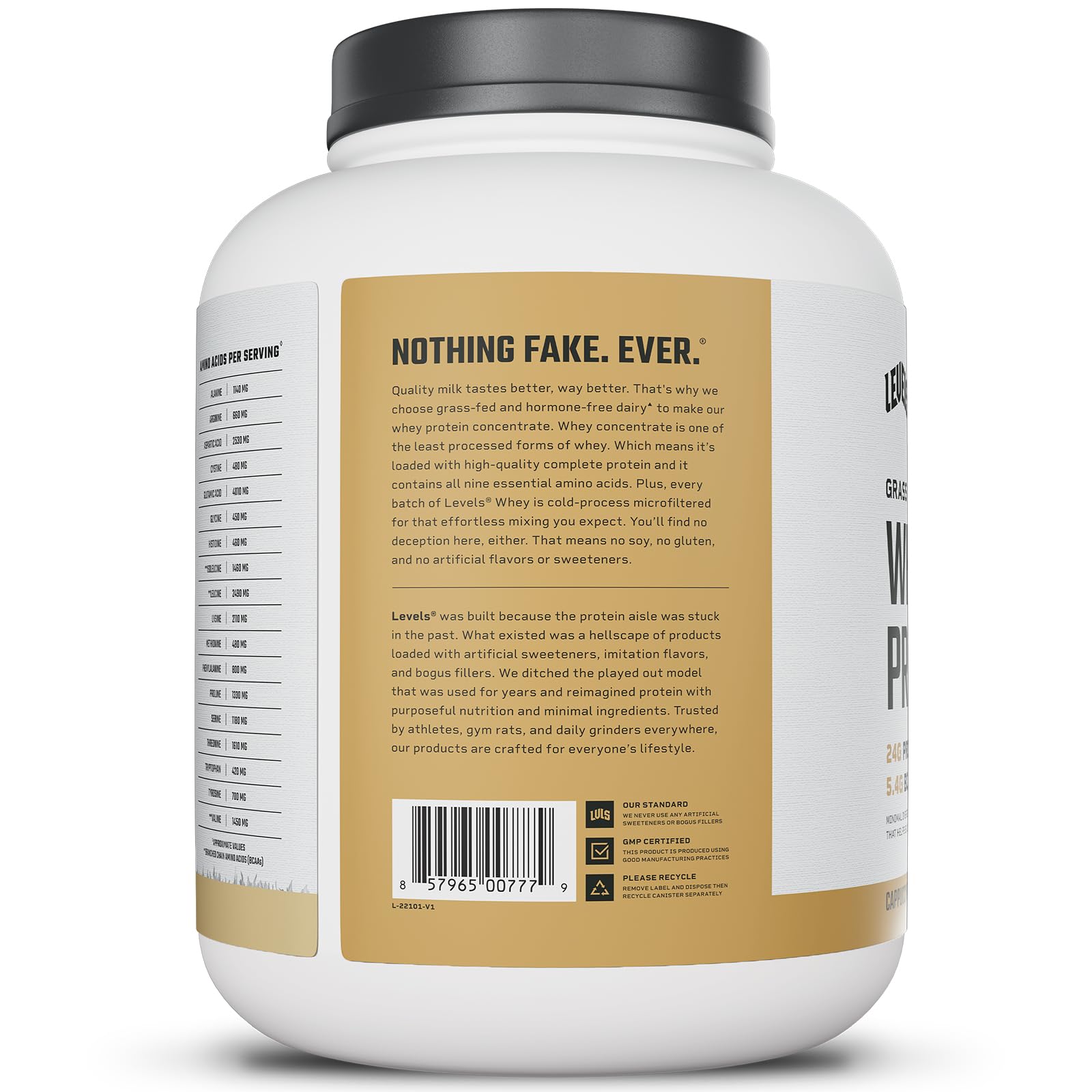 Front packaging highlights no artificial flavors.