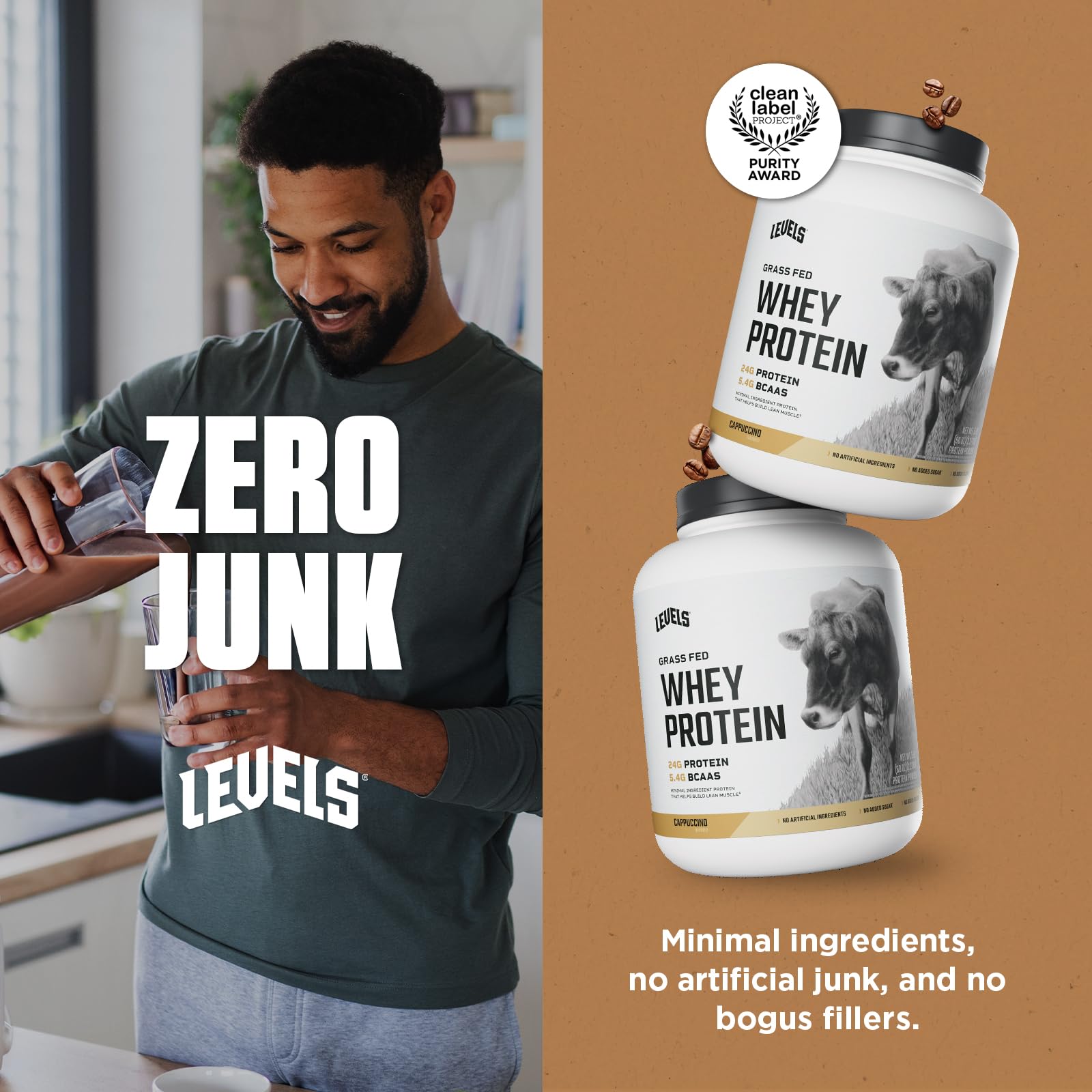 USA-made packaging reflects grass-fed dairy quality.