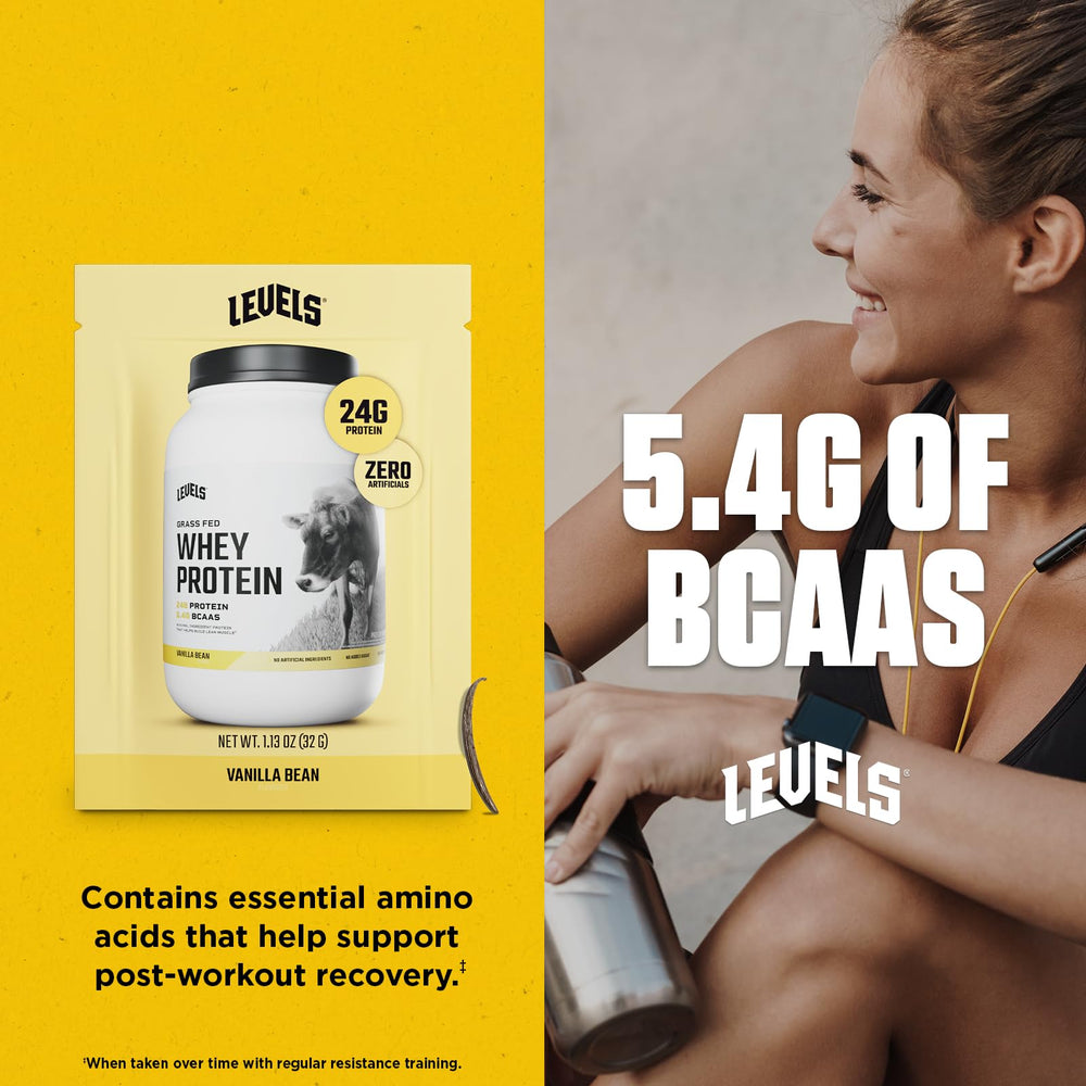 Levels Vanilla bean aroma emphasizes natural Madagascar vanilla and monk fruit sweetness.