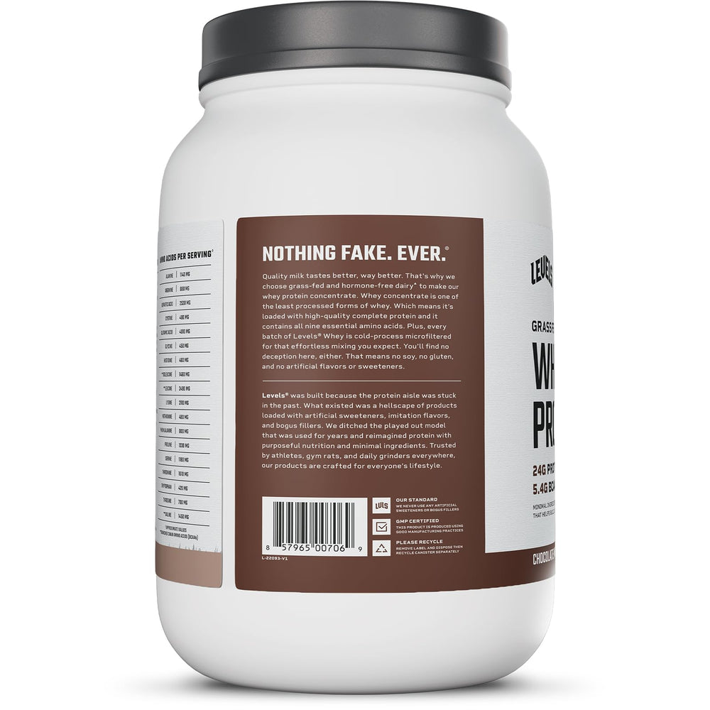 Levels 2 lb powder box on kitchen counter