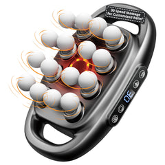 LEVILO 16-head massage gun targets deep tissue relief for sore muscles.