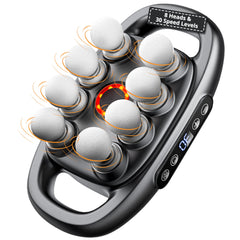 LEVILO 8-head massage gun targets back relief for deep tissue recovery.
