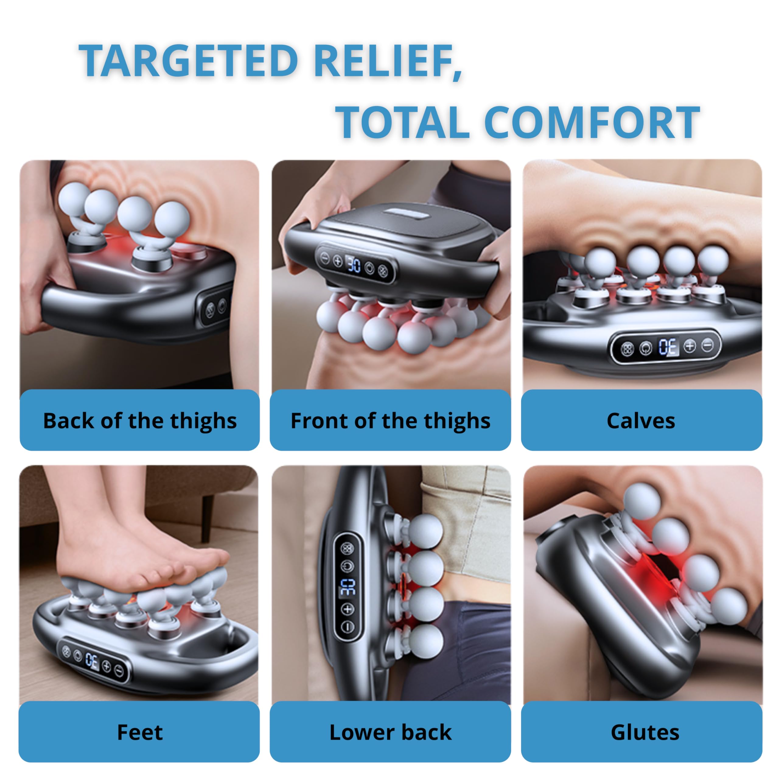LEVILO shoulder massage gun helps loosen tension after workouts.