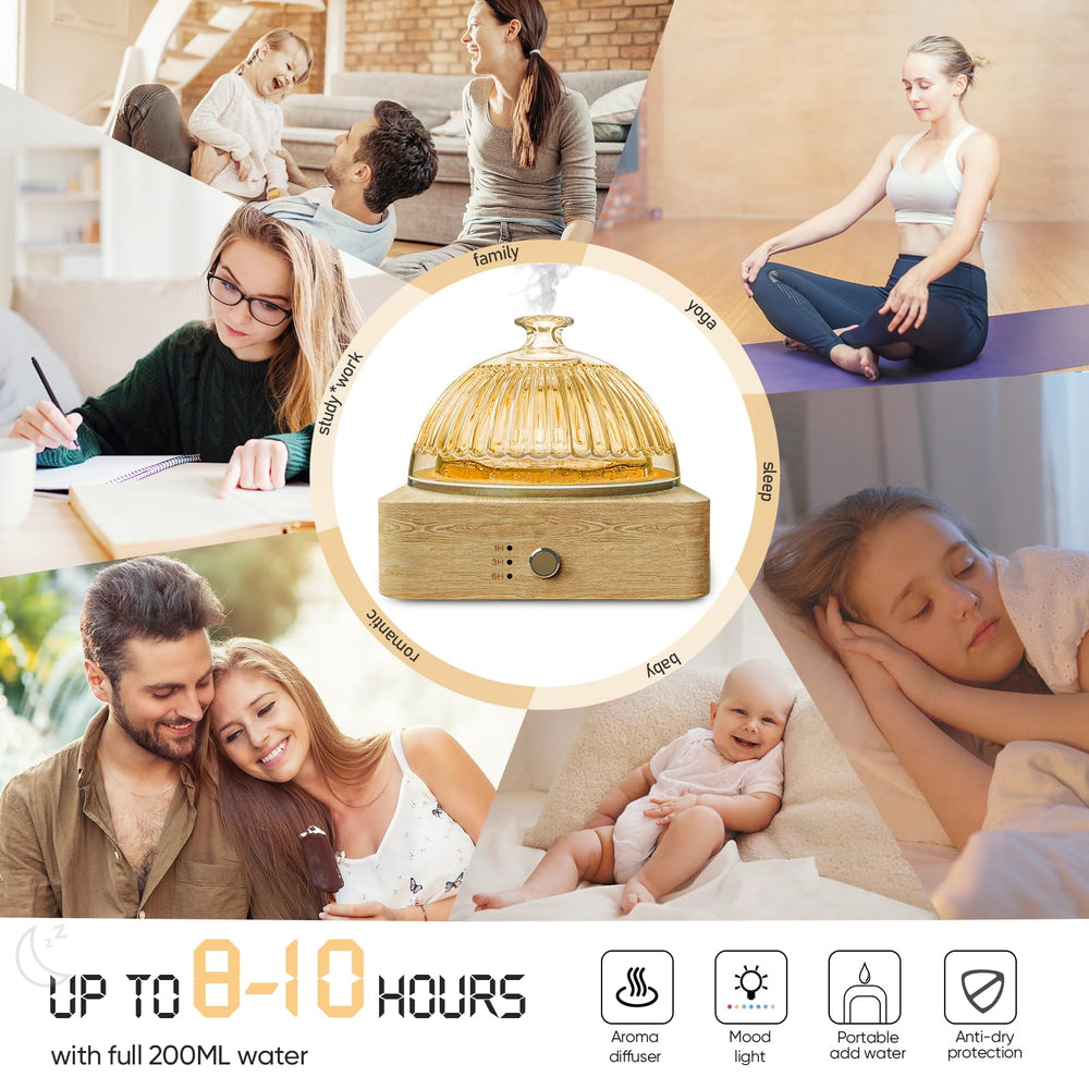 Levoair ultrasonic diffuser running quietly for home or office