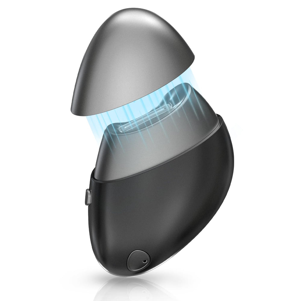 LE.VOLIFE electric nail clipper front view showing safe trimming design