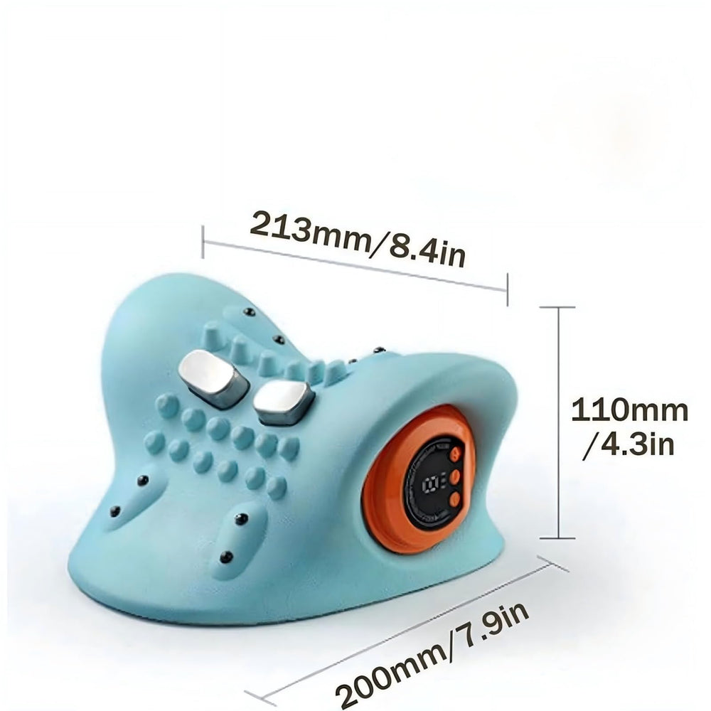 lewitools massager 4D heads close-up simulating fingertip kneading for neck relief