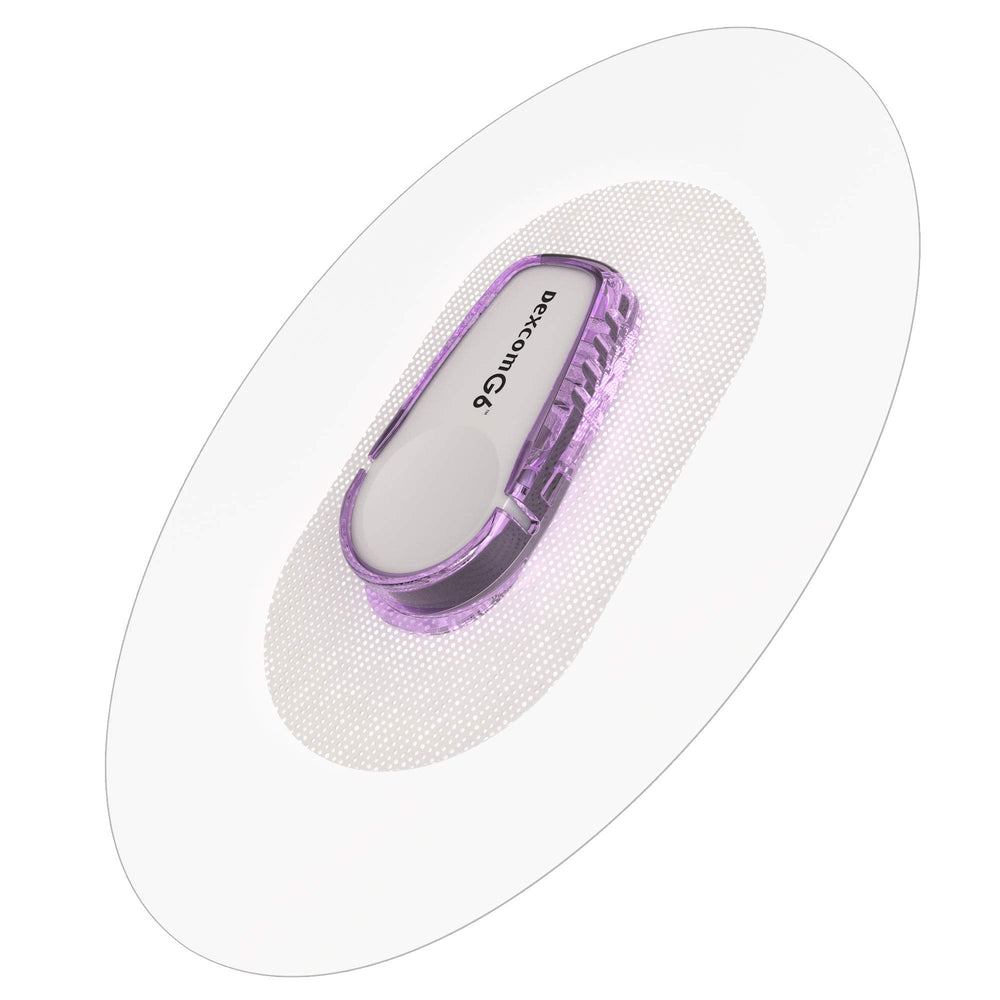 Lexcam Dexcom G6 patch, hypoallergenic and latex-free for sensitive skin.