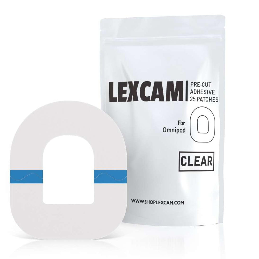 Lexcam Omnipod 5 overpatches waterproof patch protects your pod during workouts.