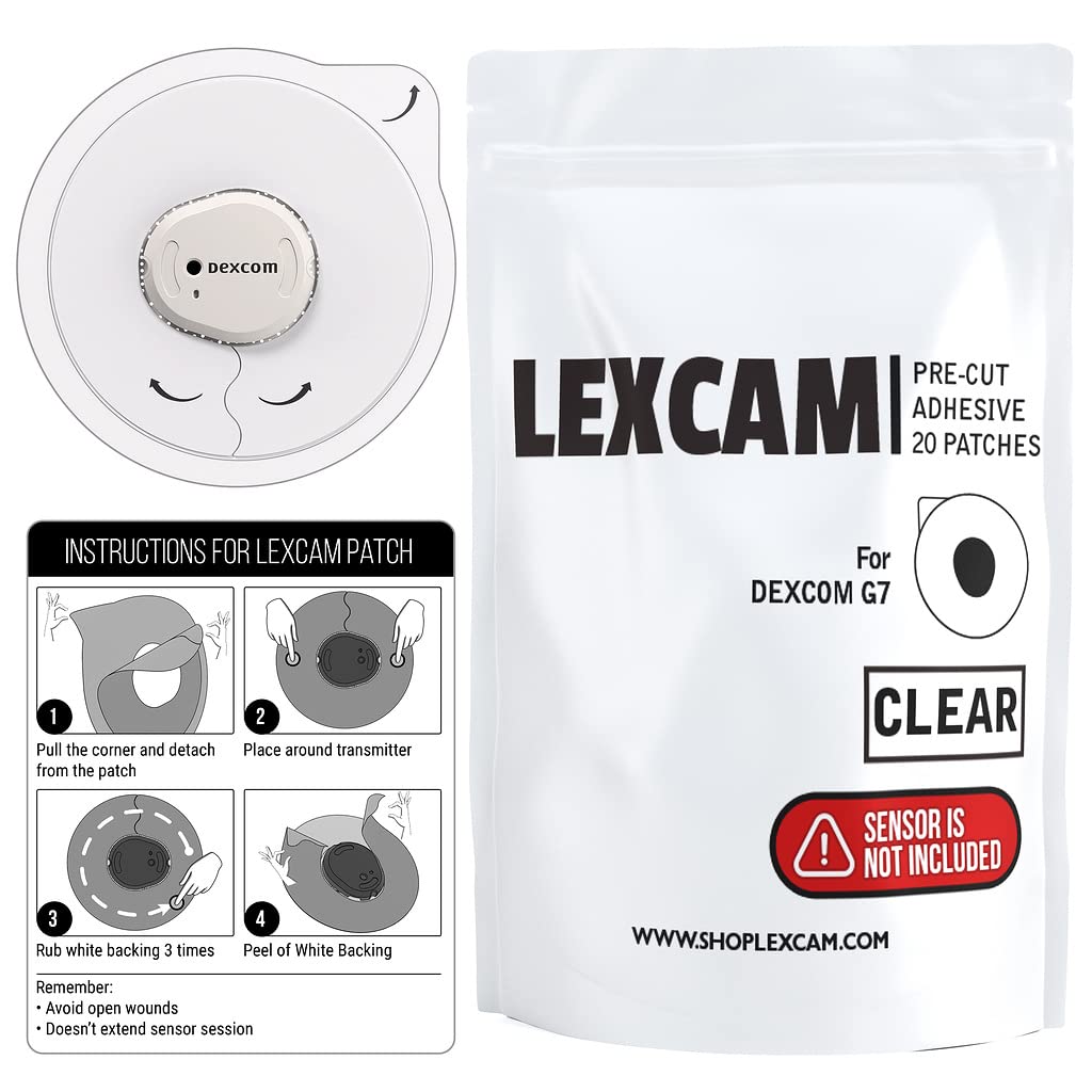 Lexcam waterproof patch close-up showing clear, discreet overpatch during workouts.